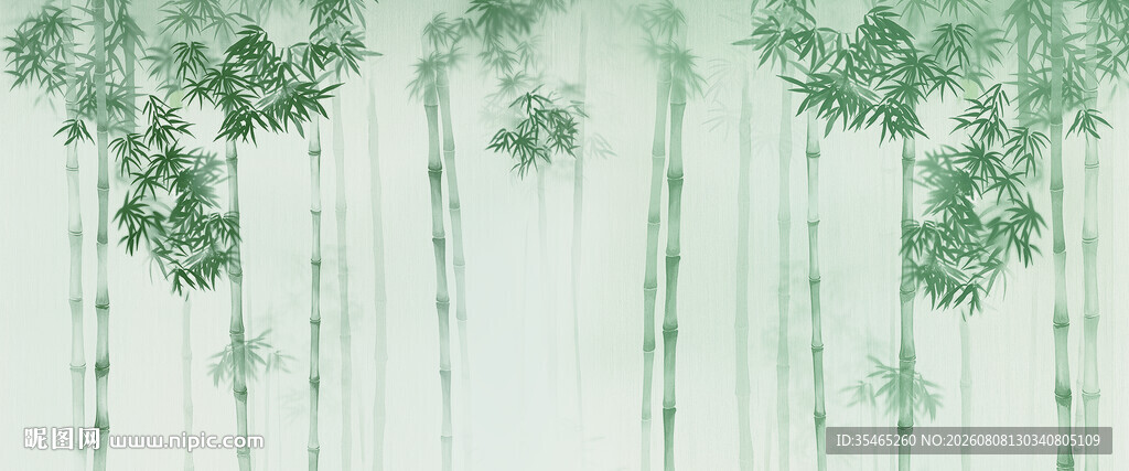 水墨竹子