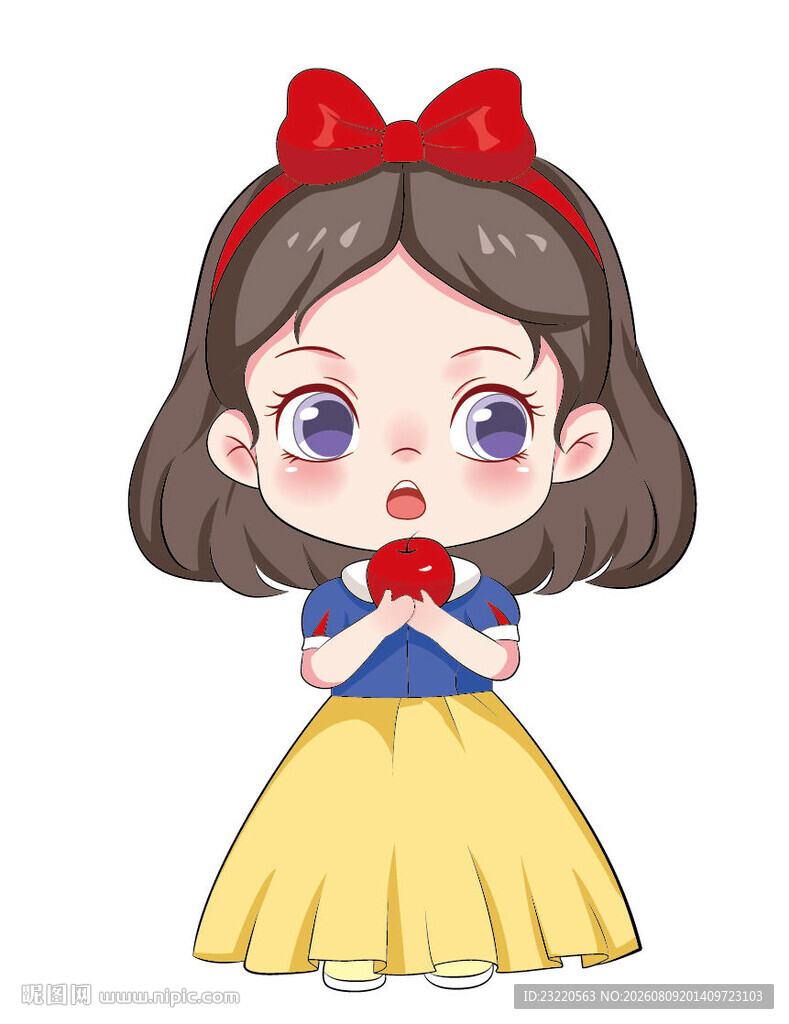 白雪公主 卡通美女 