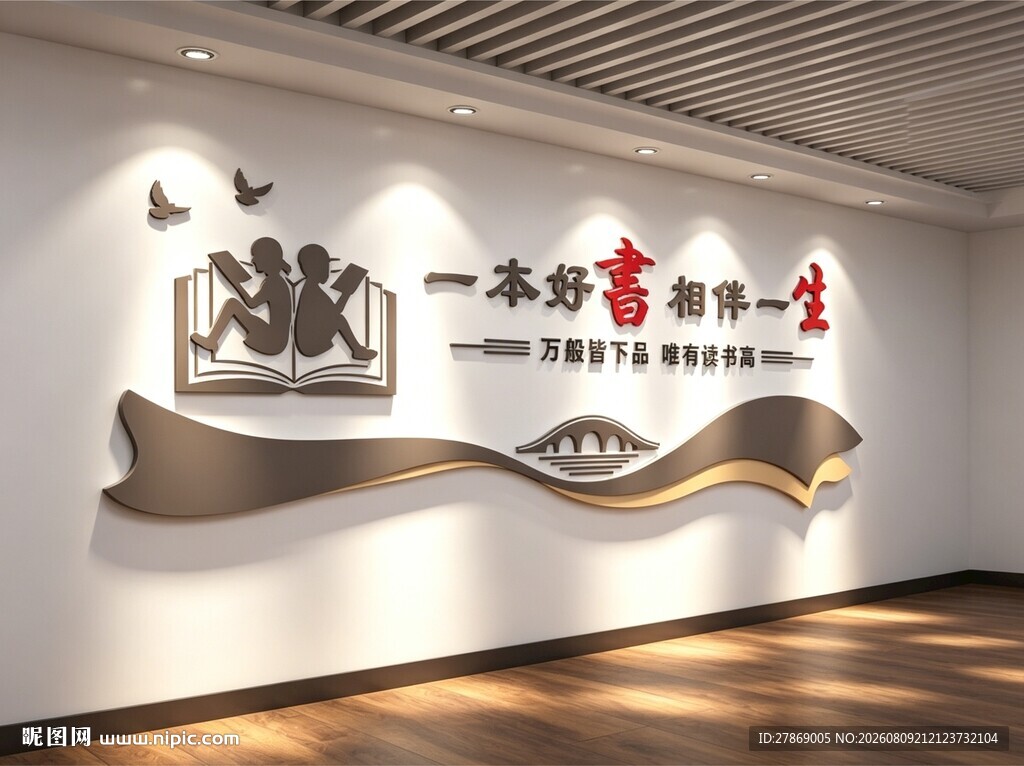 图书馆室文化墙