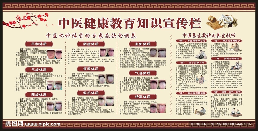 中医健康教育知识宣传栏