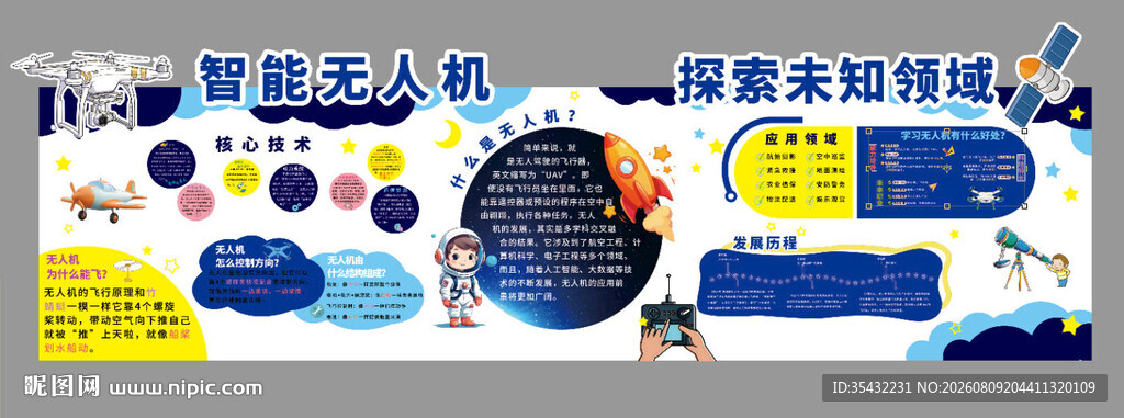 无人机背景墙