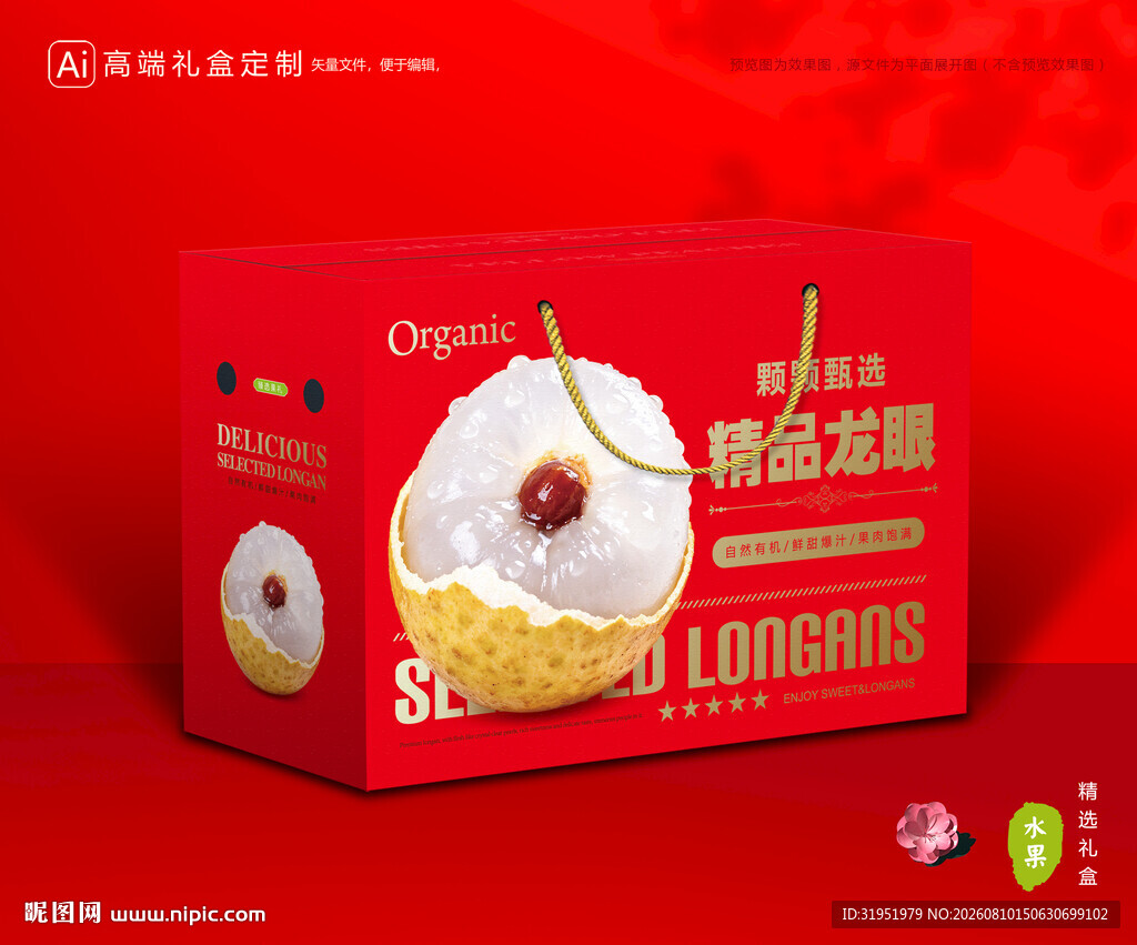 龙眼包装 桂圆礼盒