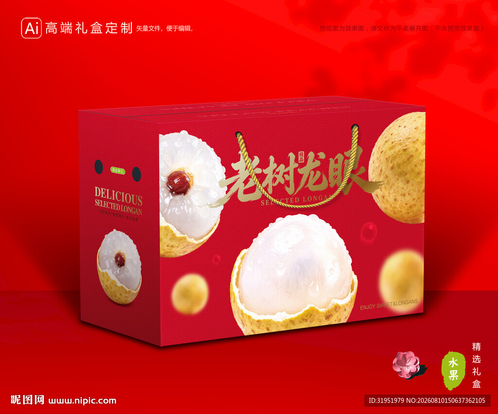 龙眼包装 桂圆礼盒