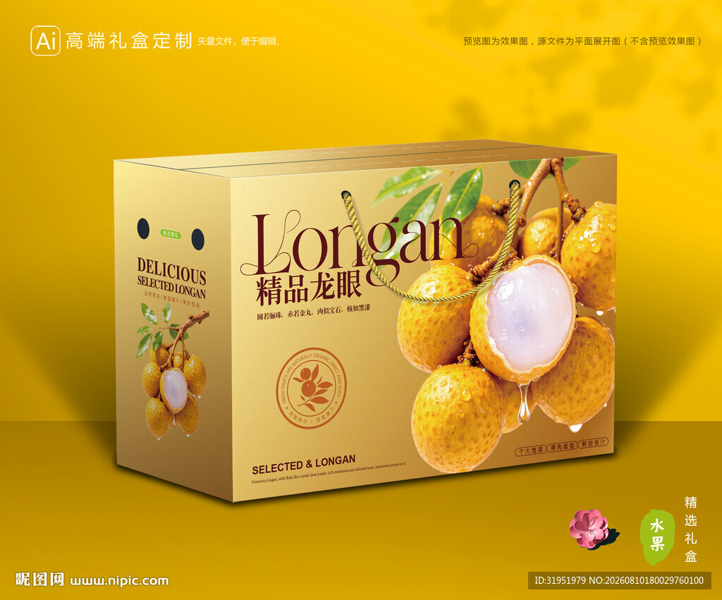 龙眼包装 桂圆礼盒