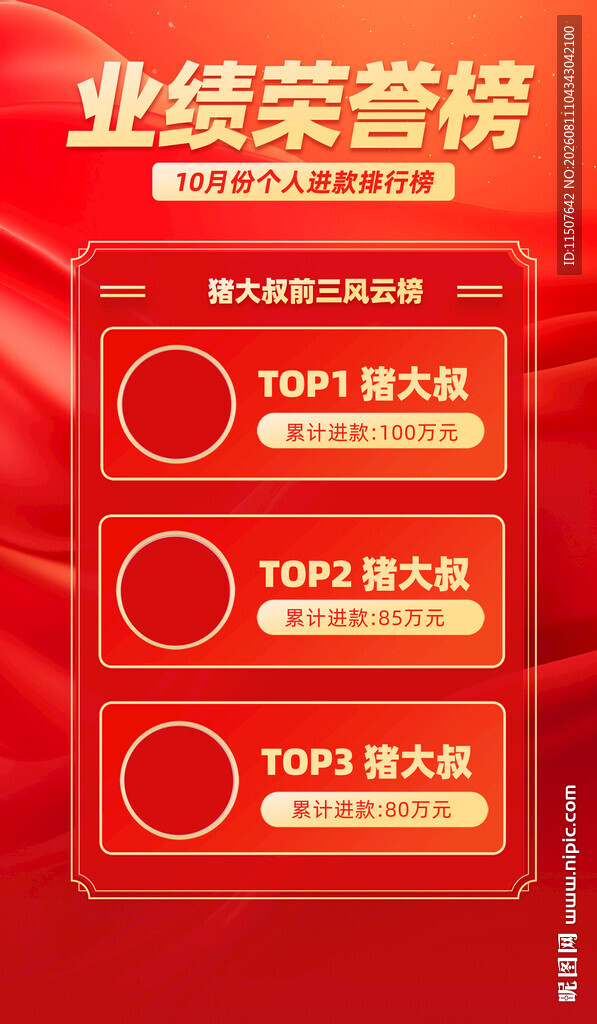 业绩榜