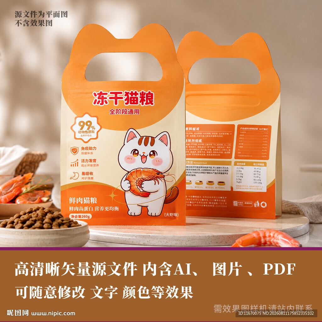 猫粮包装设计