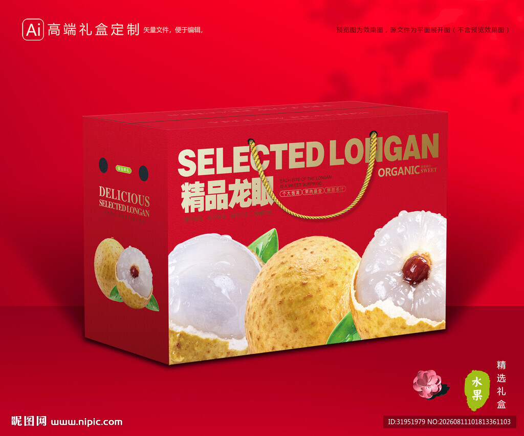 龙眼包装 桂圆礼盒