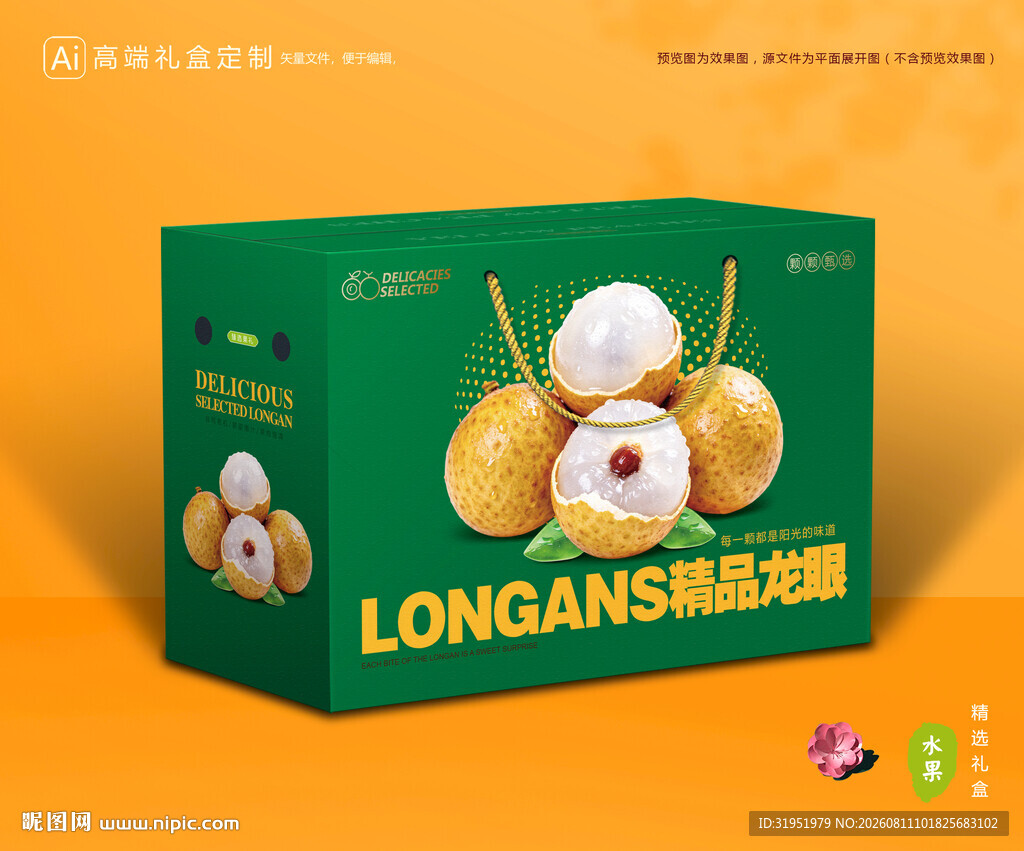 龙眼包装 桂圆礼盒