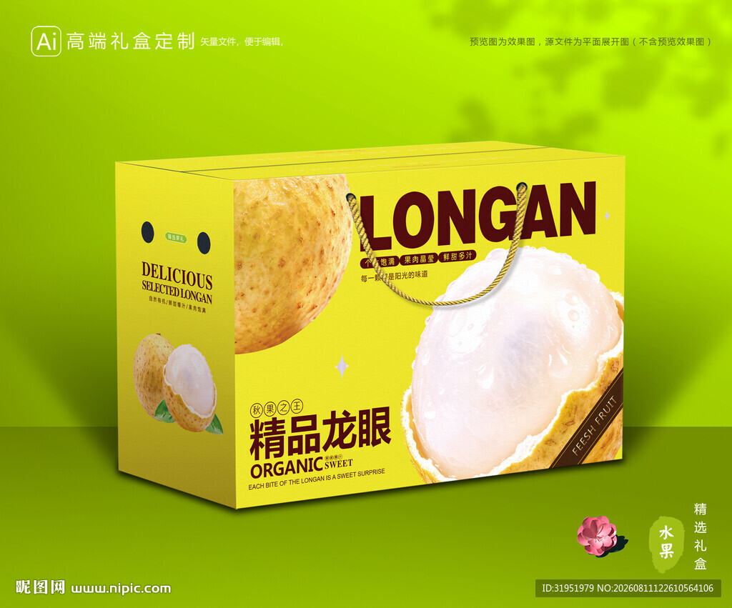 龙眼包装 桂圆礼盒