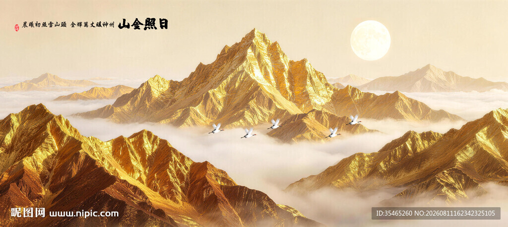 背靠金山