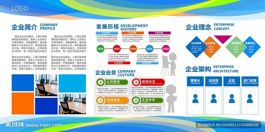 企业文化宣传栏模版