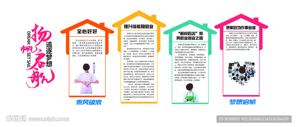 家政形象墙设计