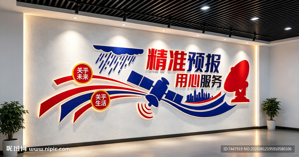 航空主题 气象文化墙