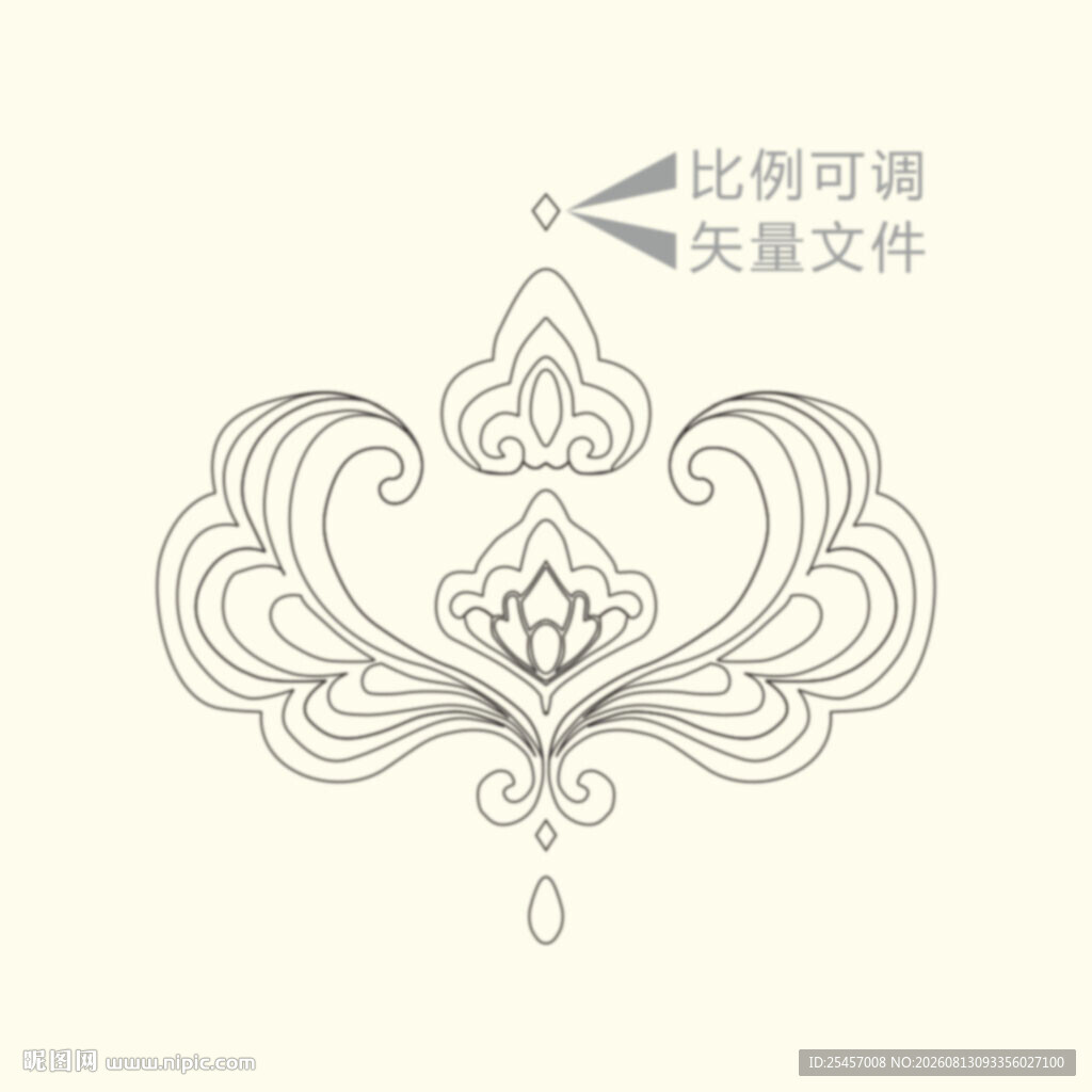 宝相花纹