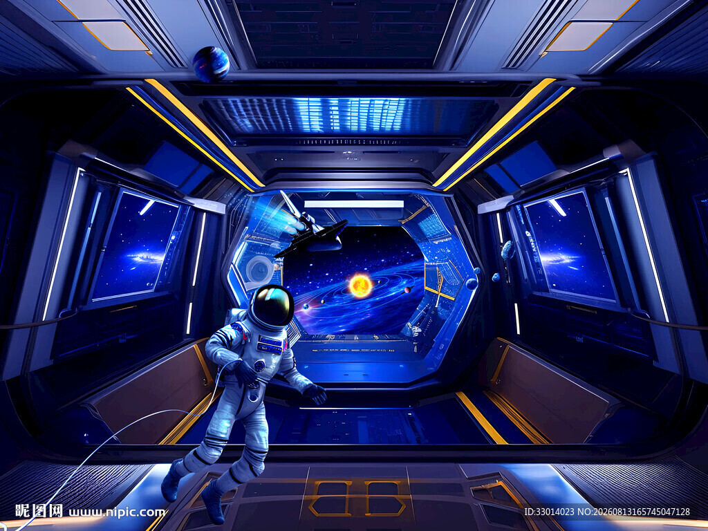 宇宙飞船内部