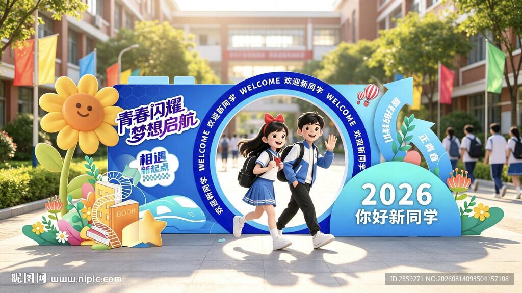 开学美陈