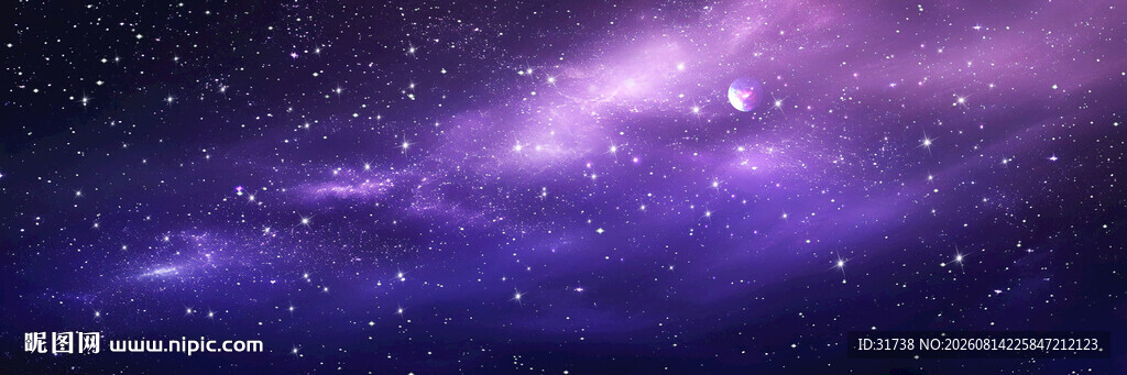 璀璨宇宙星空背景图