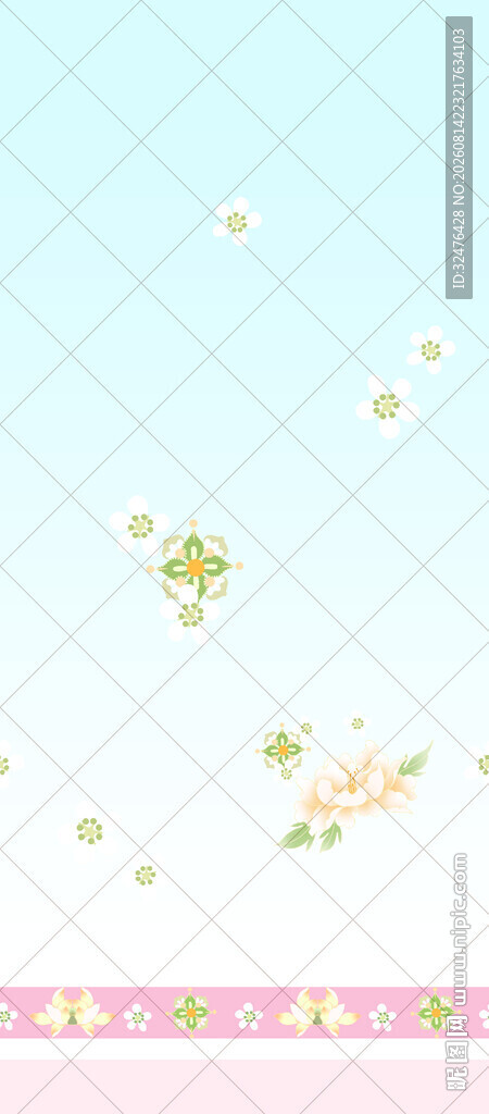 清新花卉汉服