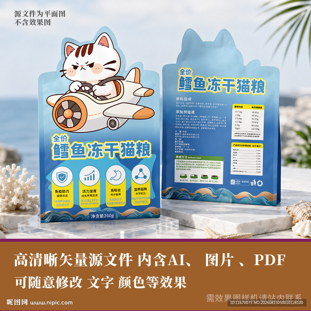 猫粮包装