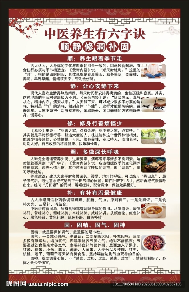中医养生知识海报