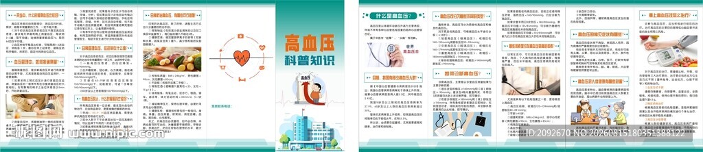 高血压健康教育折页