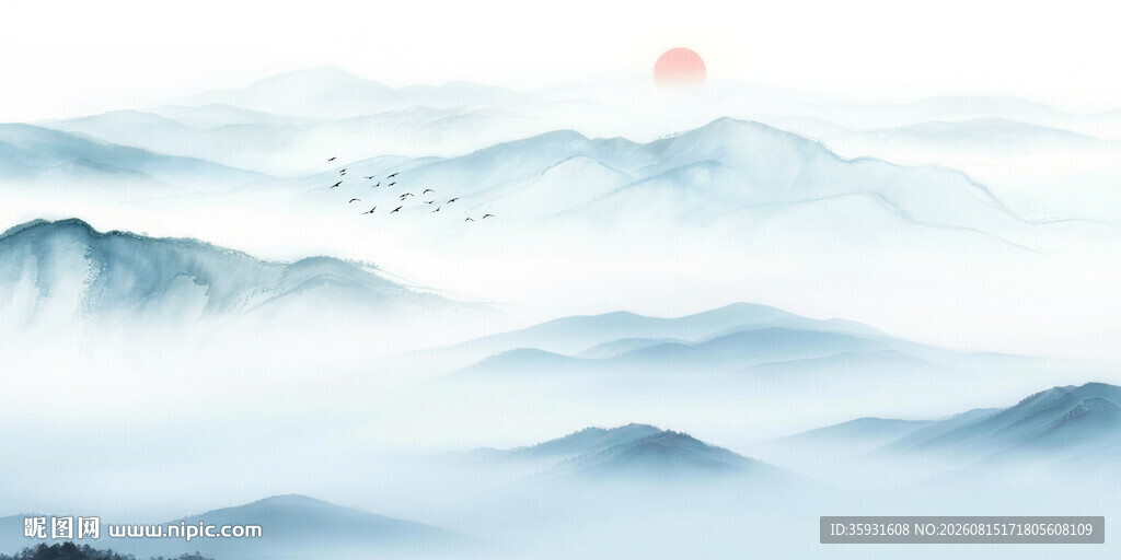 意境水墨画