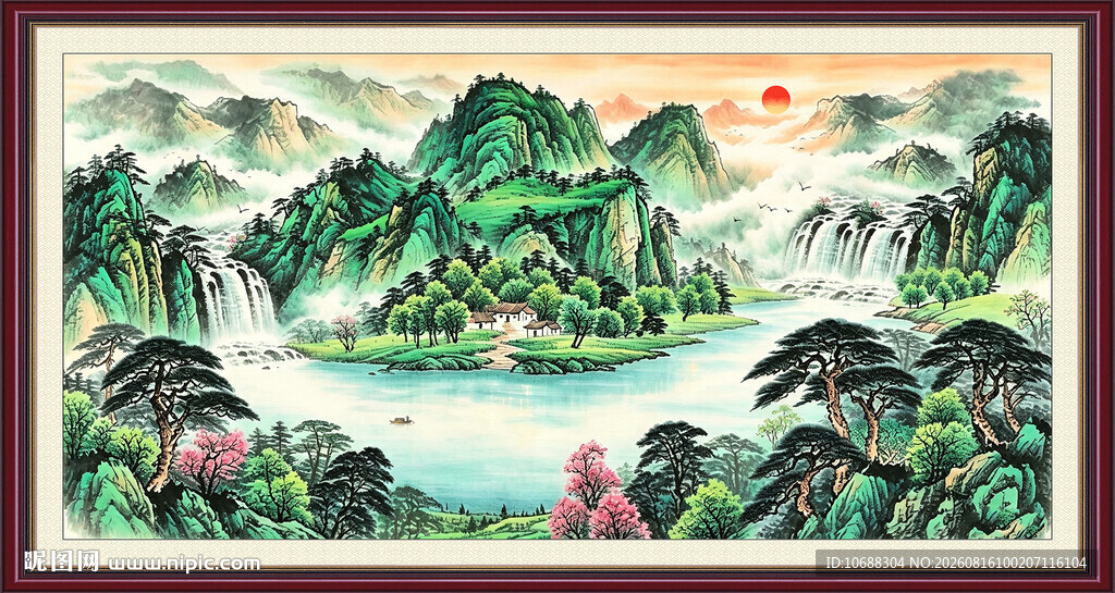 聚宝盆装饰画
