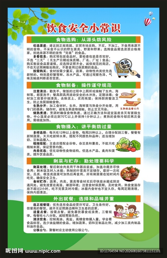 全国食品安全宣传周海报
