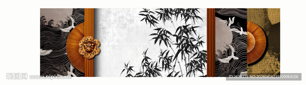 禅意中国风床头挂画