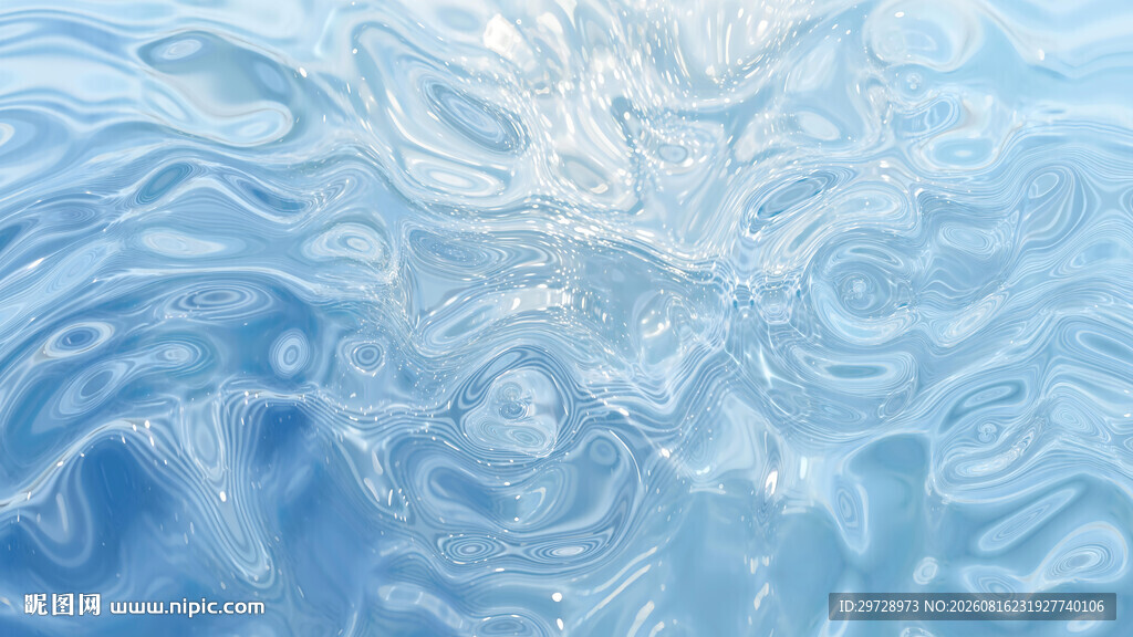 浅蓝色水波纹