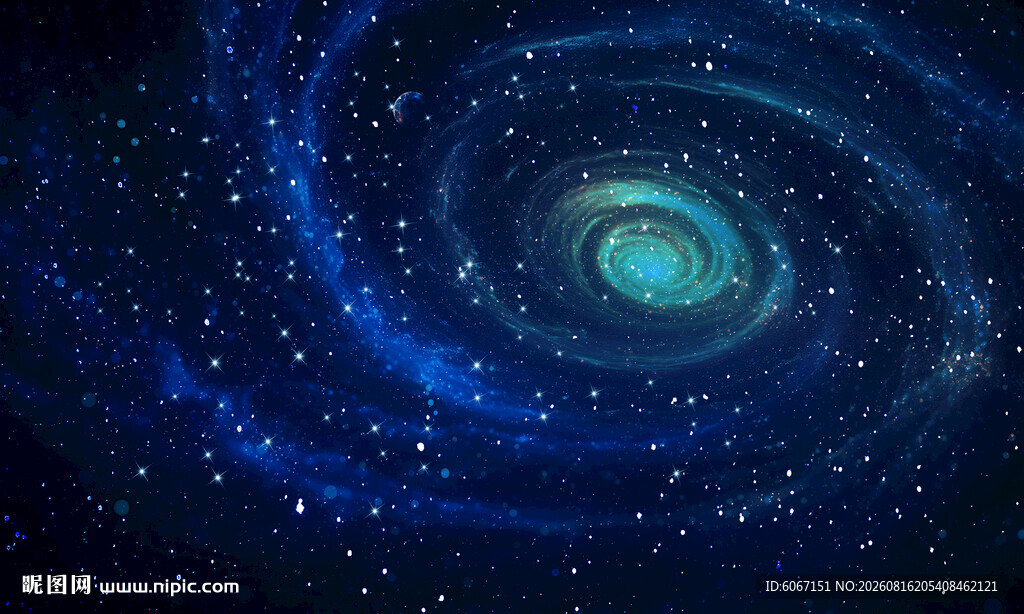漩涡宇宙星空背景图