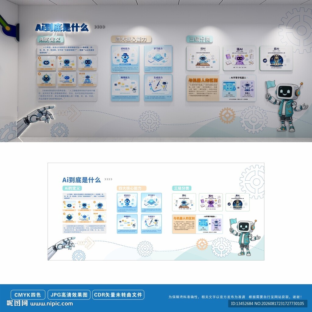 AI科技文化墙