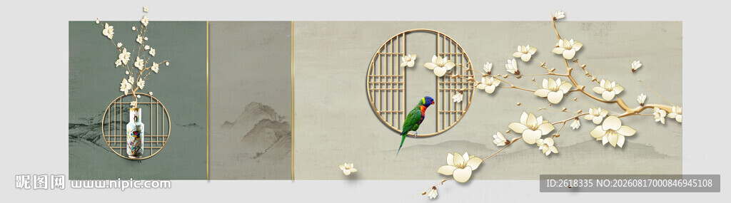 新中式装饰画中国风挂画
