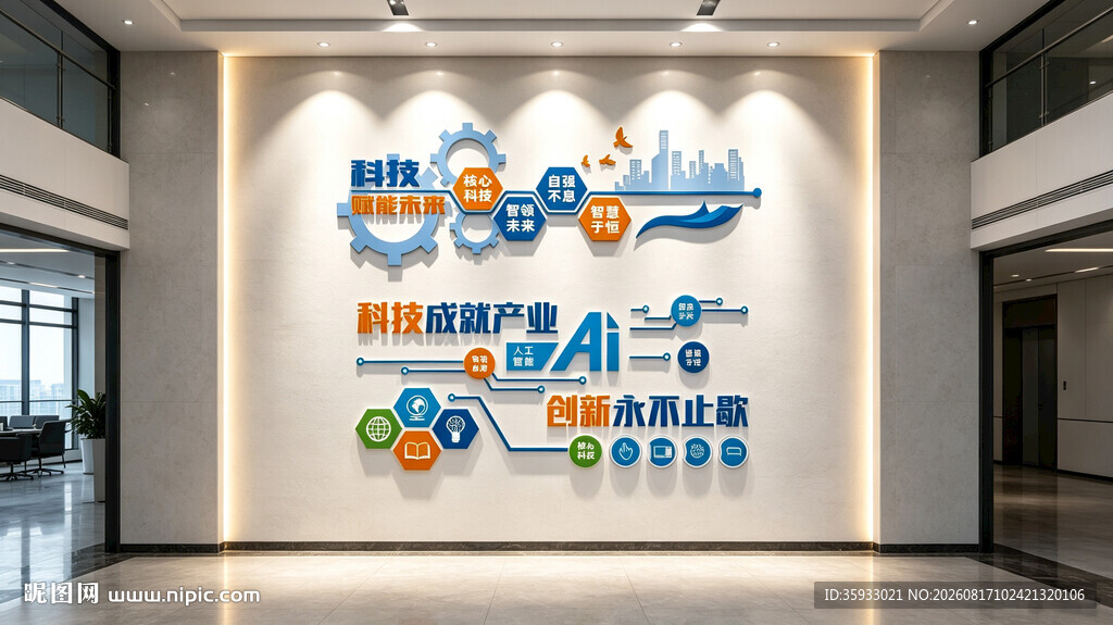 人工智能文化墙