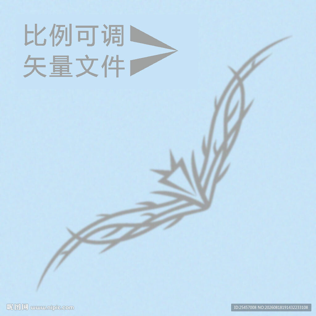 荆棘装饰