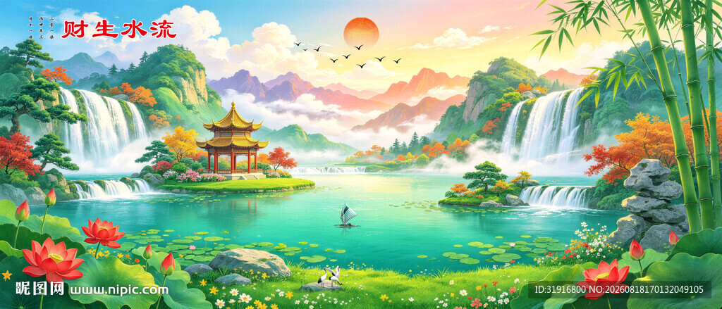 山水风景画