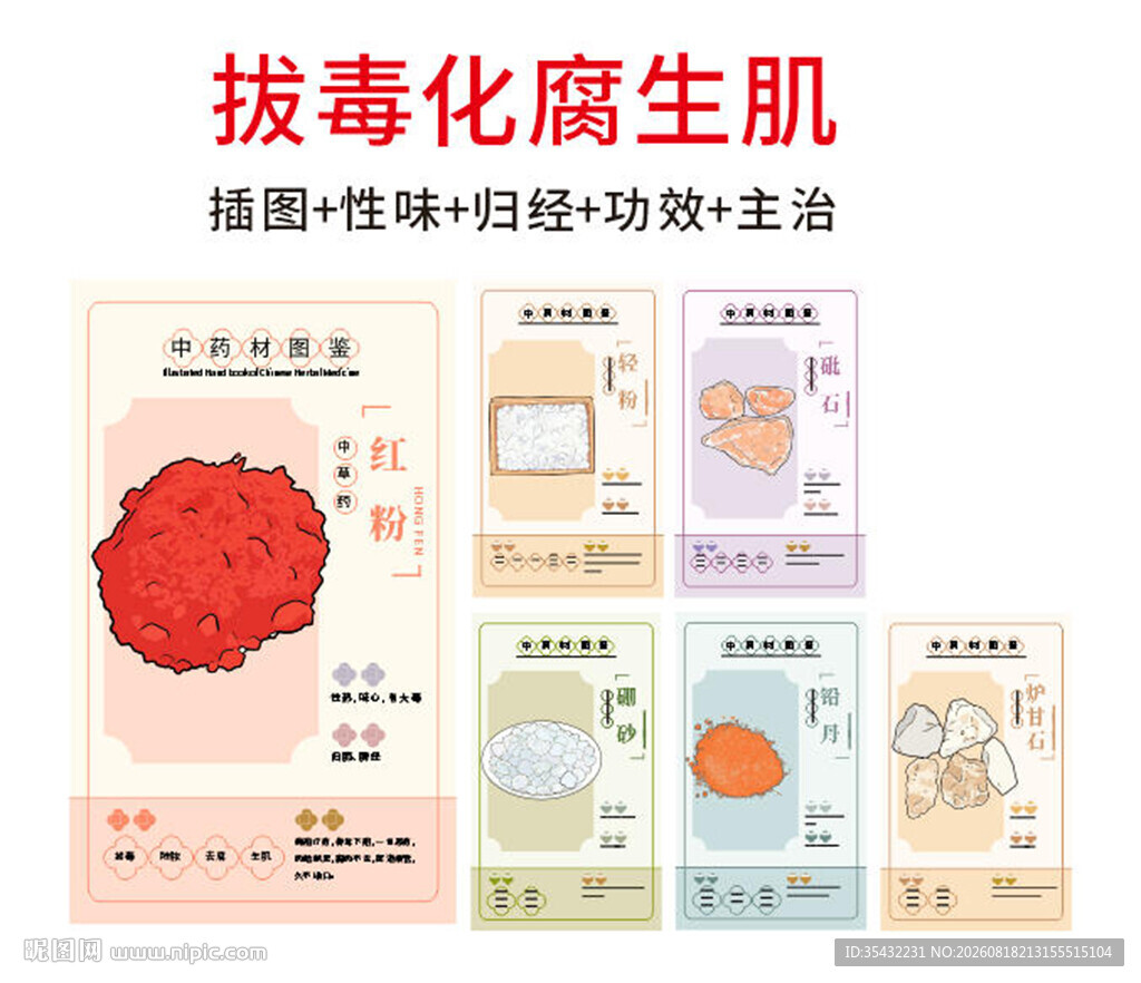 中草药大全之拔毒化腐生肌药