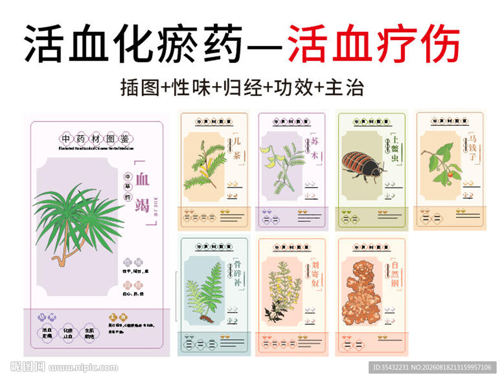 中草药大全之活血疗伤