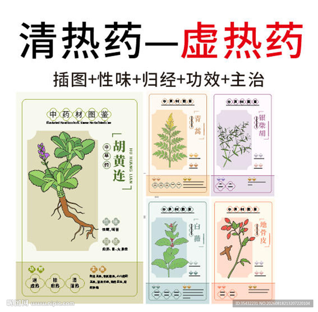 中草药大全之虚热药