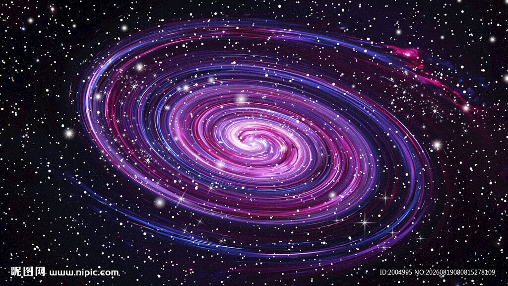 绚丽梦幻星空旋涡