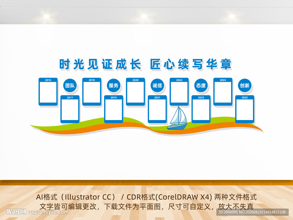 企业发展历程文化墙