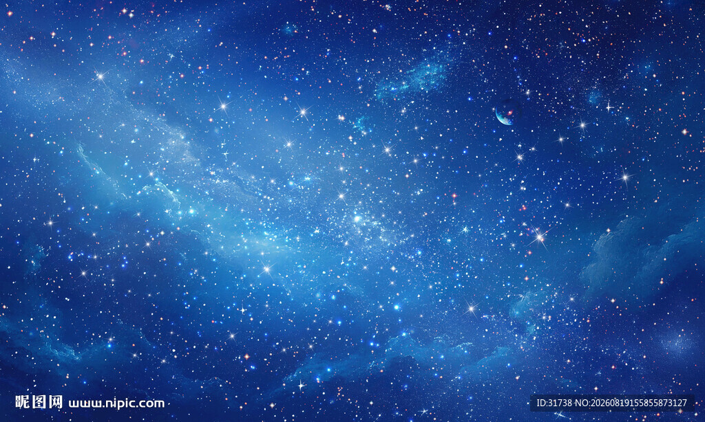 蓝色星空软膜天花灯箱