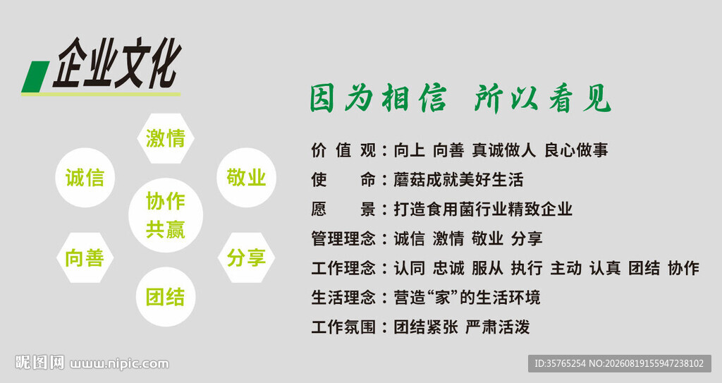 企业文化展示文化墙激励