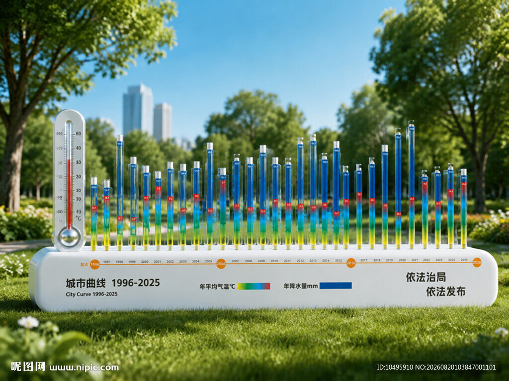 城市公园景观数据展示图