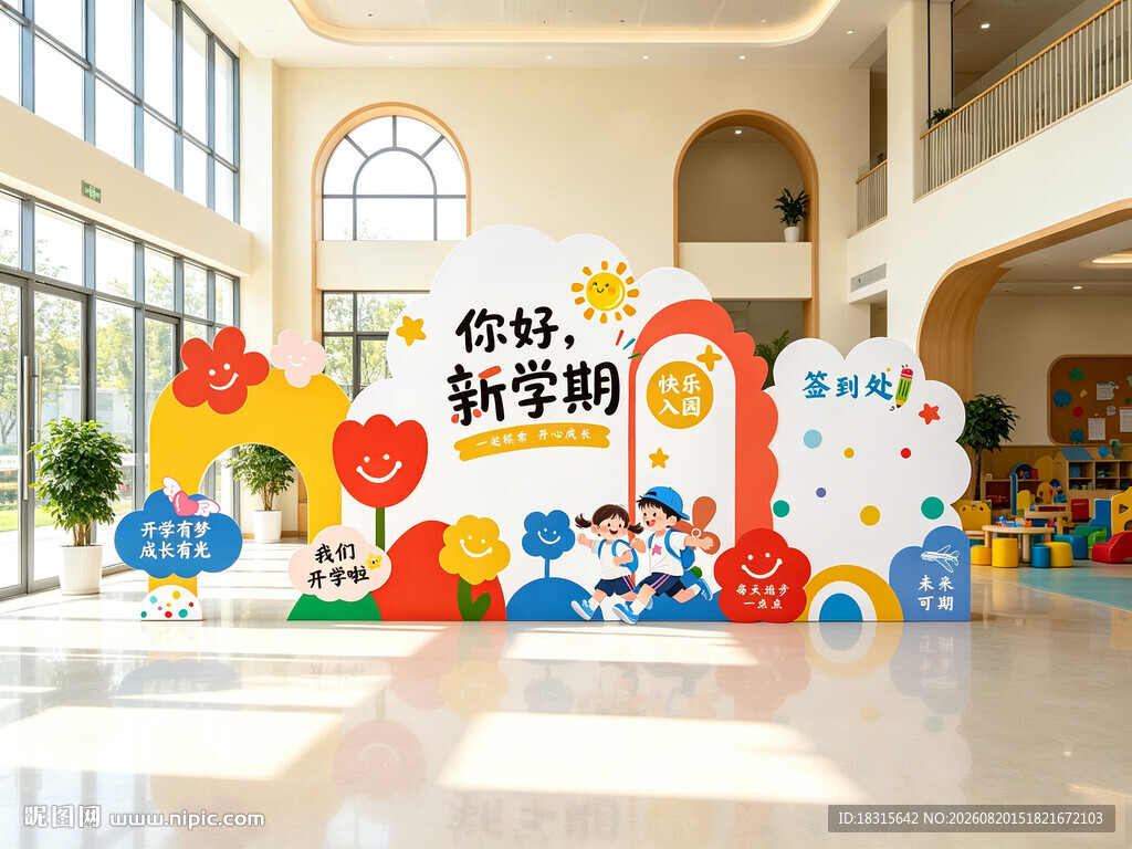 开学美陈布置开学美陈图片