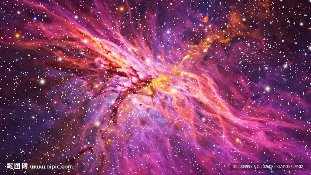 绚丽梦幻星空