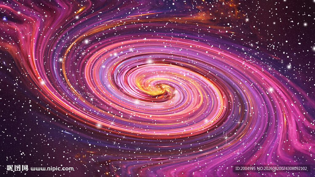 绚丽星空旋涡吊顶