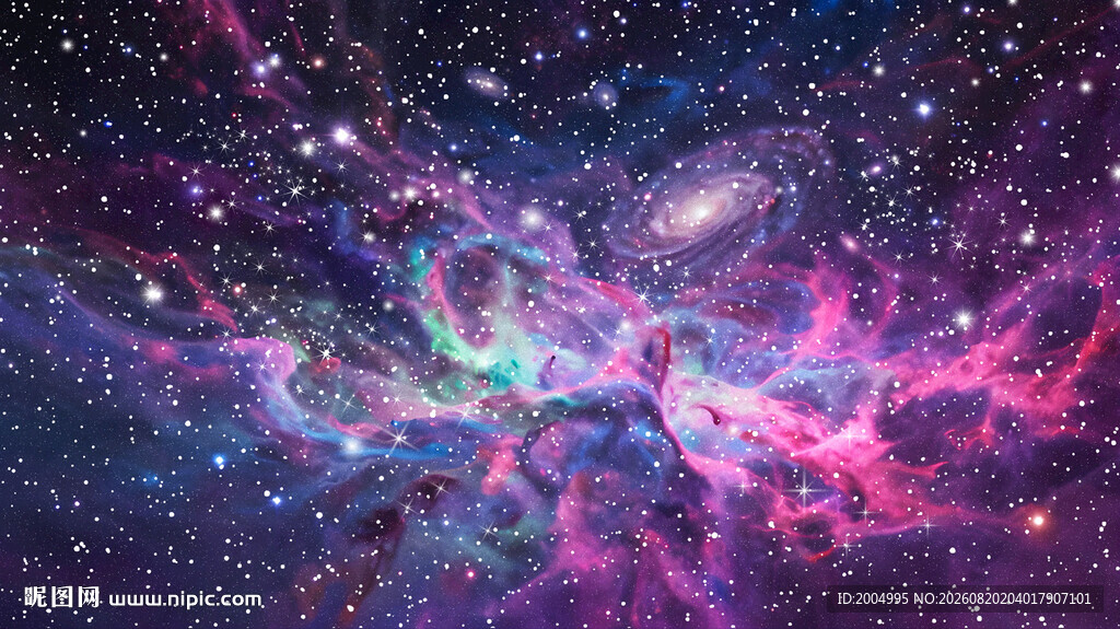 彩色星空背景