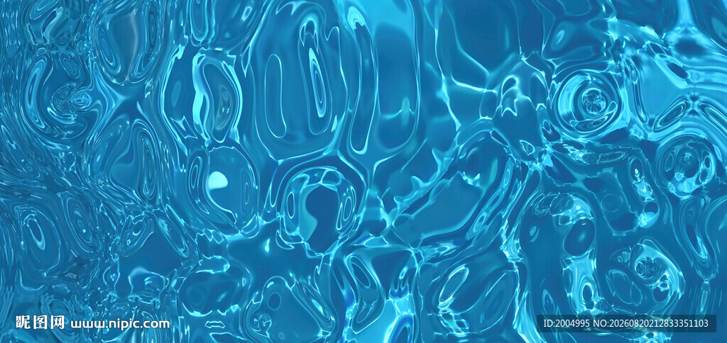 蓝色水波纹