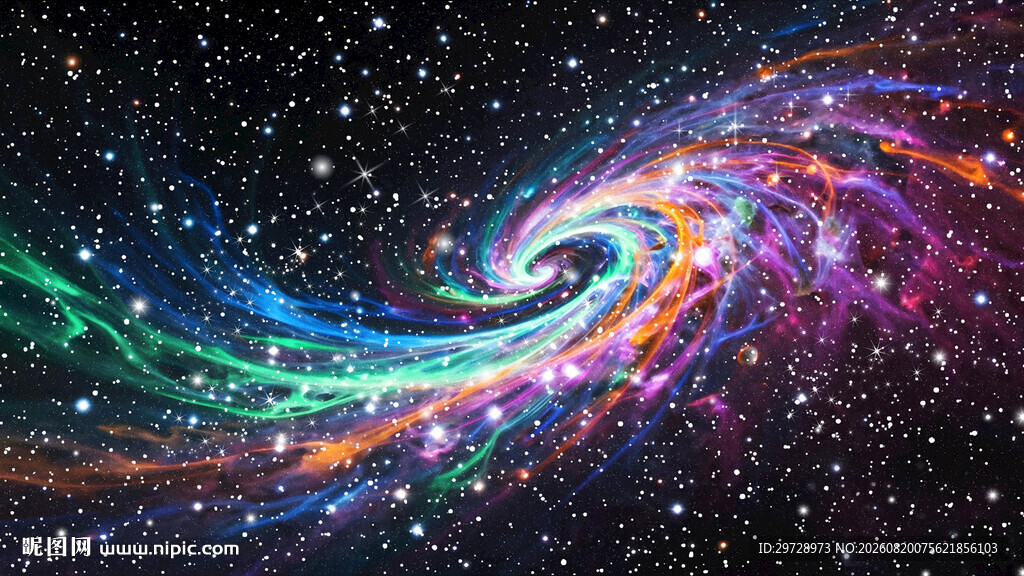 绚丽多彩ktv酒吧星空抽象背景
